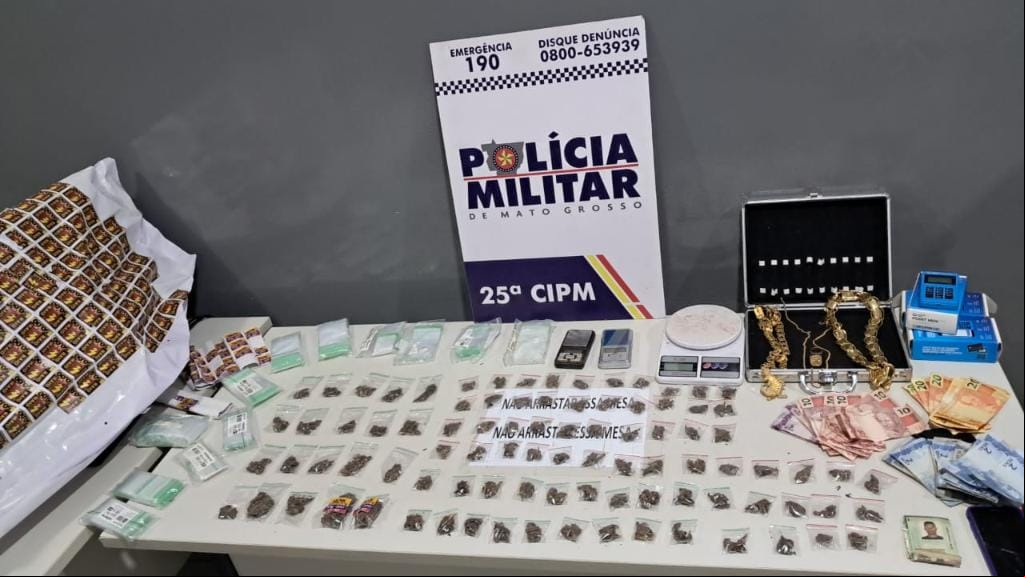 PM prende homem, apreende adolescente e 91 porções de maconha