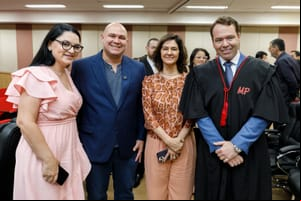 Prefeito e primeira-dama prestigiam posse do novo Procurador Geral de Justiça