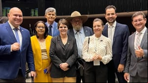 Prefeita de VG recebe apoio de deputados federais de MT contra 'sabotagem' no DAE; veja vídeo