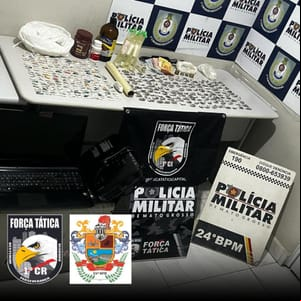 Força Tática prende dois homens com 370 porções de drogas em Cuiabá