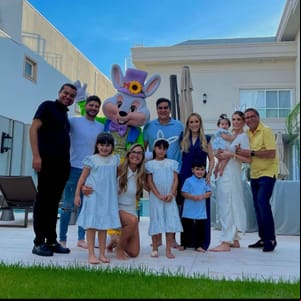 Mauro Carvalho compartilha momentos da Páscoa em família
