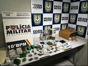 Casal é preso pela PM por tráfico de drogas e abandono de incapaz no Distrito da Guia