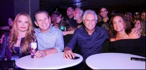 Noite sertaneja reúne Mauro e Virginia Mendes com Ronaldo e Gracinha Caiado