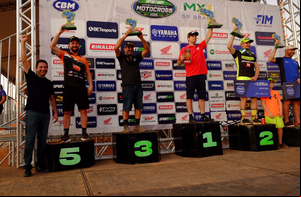 3ª etapa do Campeonato Brasileiro de Motocross tem primeiros vencedores