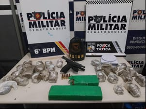 Suspeito de homicídio é localizado e PM prende faccionados por tráfico de droga