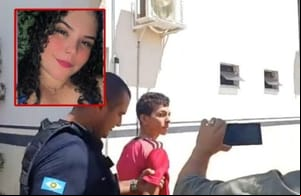 Rapaz que matou jovem com golpes de faca na frente dos filhos dela é preso; veja vídeo