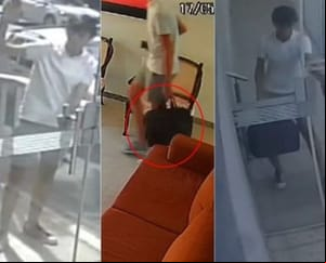 Ladrão se a por sobrinho de moradora, invade prédio de luxo e foge após 2h; veja vídeo