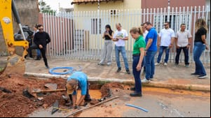 Prefeita dá primeiro o para para concessão da água em Várzea Grande