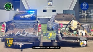 Confronto com policiais do Gefron termina com dois criminosos mortos e arsenal apreendido em MT
