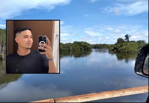Lancha provoca onda, faz barco virar e mata jovem de 20 anos em rio; bombeiros fazem buscas
