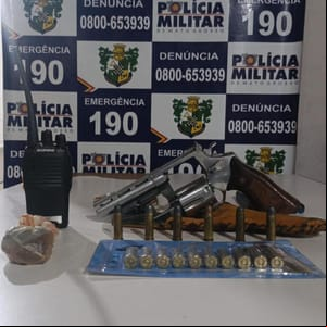 Polícia Militar prende homem revólver e munições em Vila Bela da Santíssima Trindade