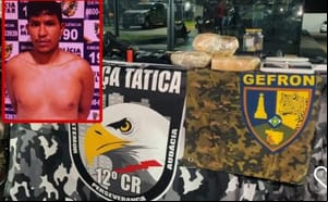 Faccionado com 15 agens criminais morre ao encarar PM e comparsa é preso