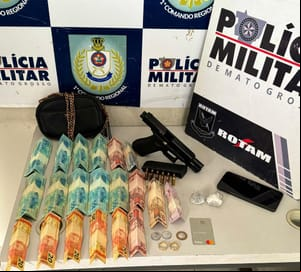 Homem com três mandados de prisão em aberto é preso pela Rotam em Cuiabá