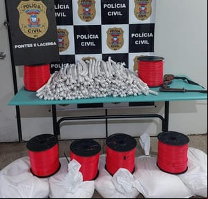 Polícia Civil apreende 210 dinamites que seriam utilizadas em garimpo na fronteira